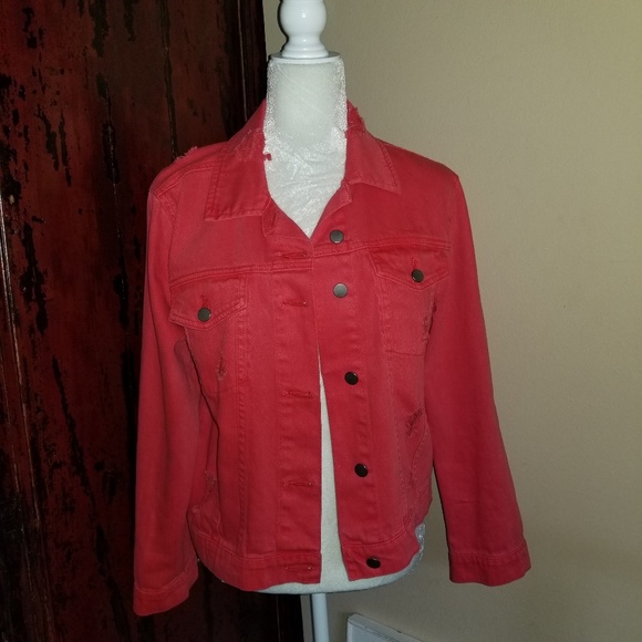 Tinsel Jackets & Coats Tinsel Distressed Denim Jacket Poshmark